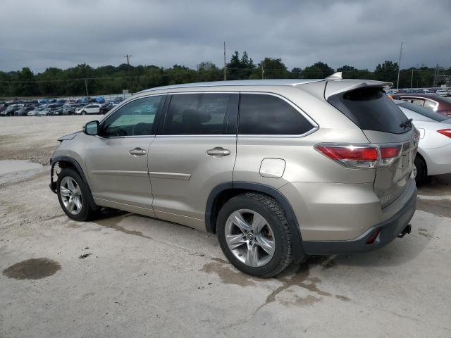  TOYOTA HIGHLANDER 2016 Золотой