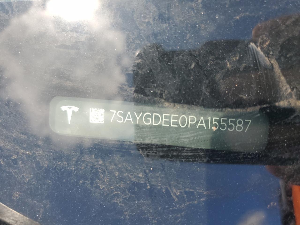 2023 Tesla Model Y VIN: 7SAYGDEE0PA155587 Lot: 67835905