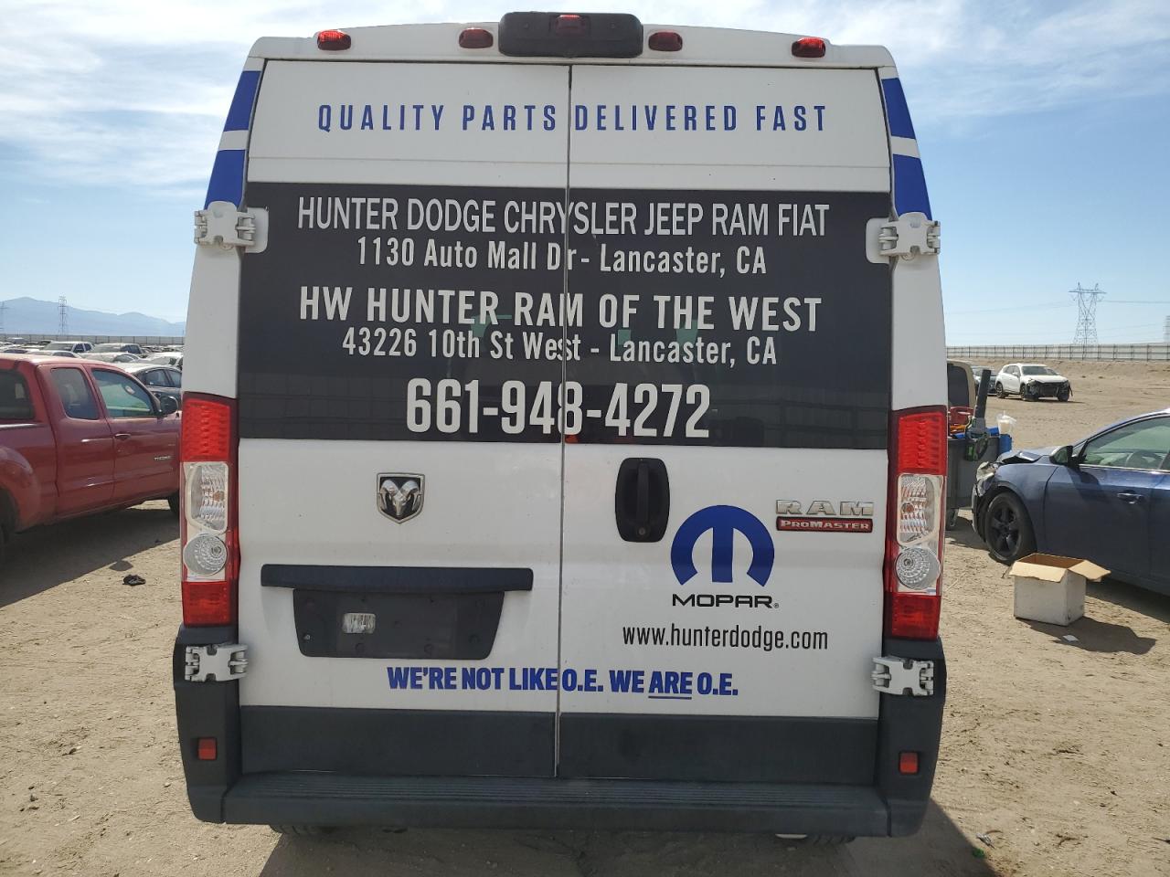 2019 Ram Promaster 1500 1500 High VIN: 3C6TRVBG9KE565715 Lot: 69305845