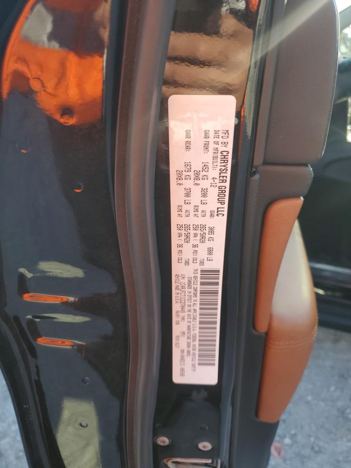 2012 Jeep Grand Cherokee Overland VIN: 1C4RJFCT1CC270449 Lot: 70261785