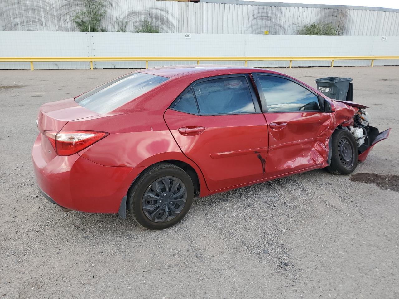 2017 Toyota Corolla L red null gas 5YFBURHE8HP631761 photo #4