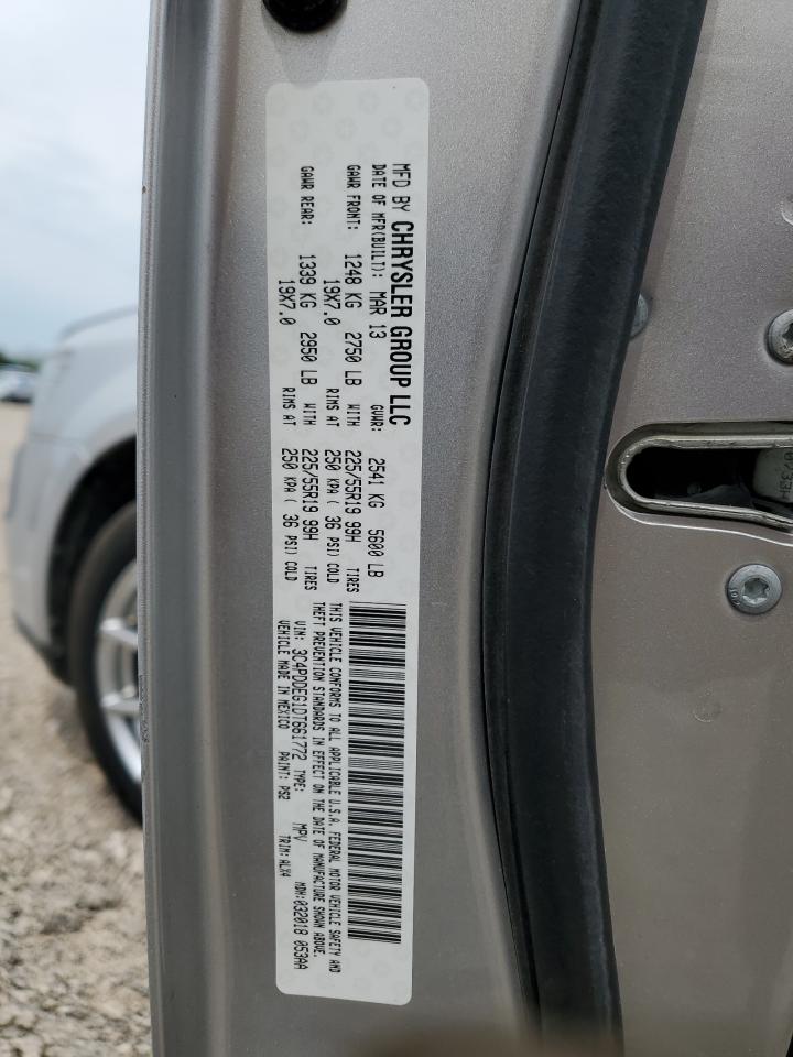 2013 Dodge Journey R/T VIN: 3C4PDDEG1DT661772 Lot: 67354975