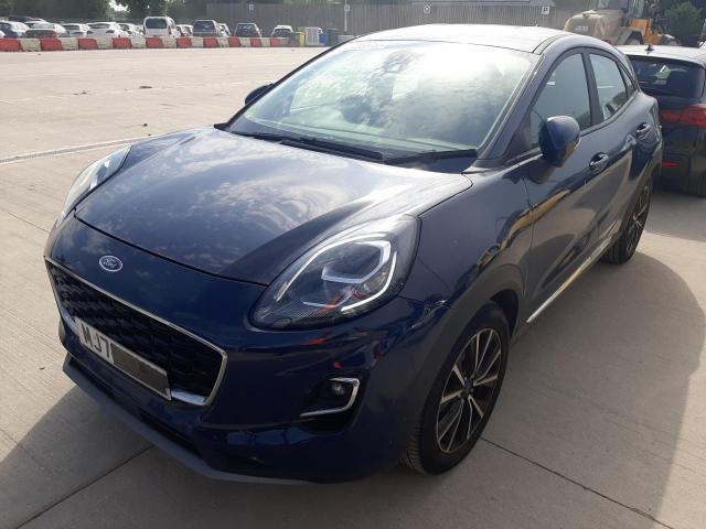2021 FORD PUMA 1.0 ECOBOOST HYBRID MHEV TITANIUM 5DR for sale at Copart SANDY