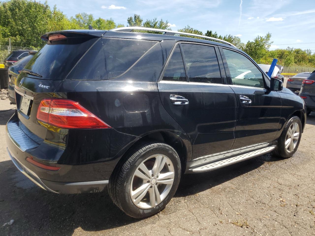 2014 Mercedes-Benz Ml 350 4Matic black suv gas 4JGDA5HBXEA398252 photo #4