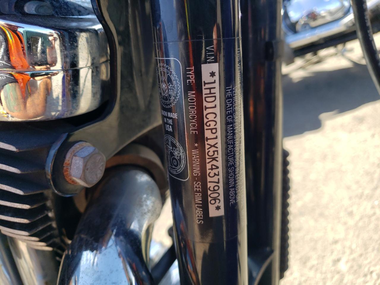 2005 Harley-Davidson Xl1200 C VIN: 1HD1CGP1X5K437906 Lot: 68557595