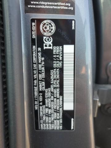 2018 VOLVO XC60 T6 INSCRIPTION  