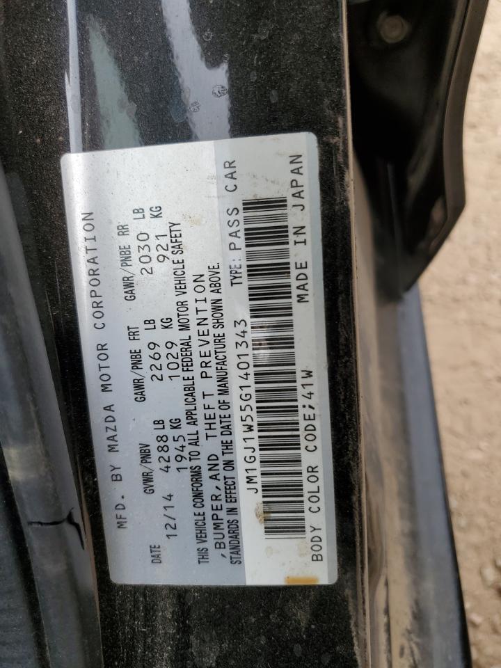 2016 Mazda 6 Grand Touring VIN: JM1GJ1W55G1401343 Lot: 69148765