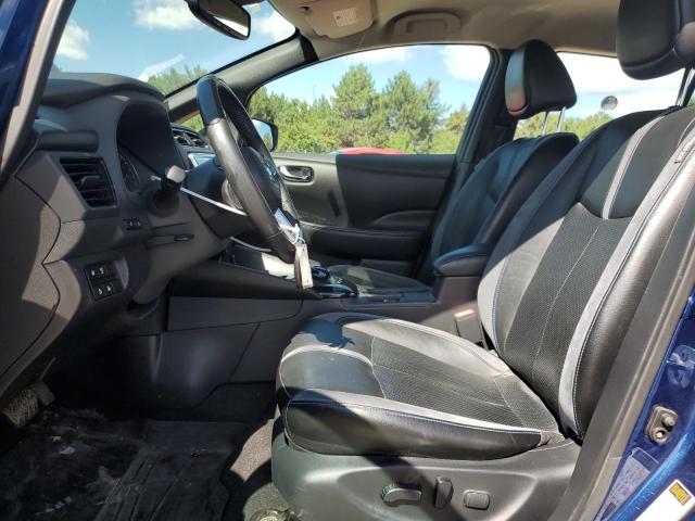  NISSAN LEAF 2018 Granatowy