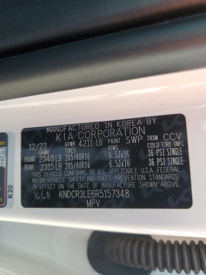 2024 Kia Niro Ex VIN: KNDCR3LE6R5157348 Lot: 68203105