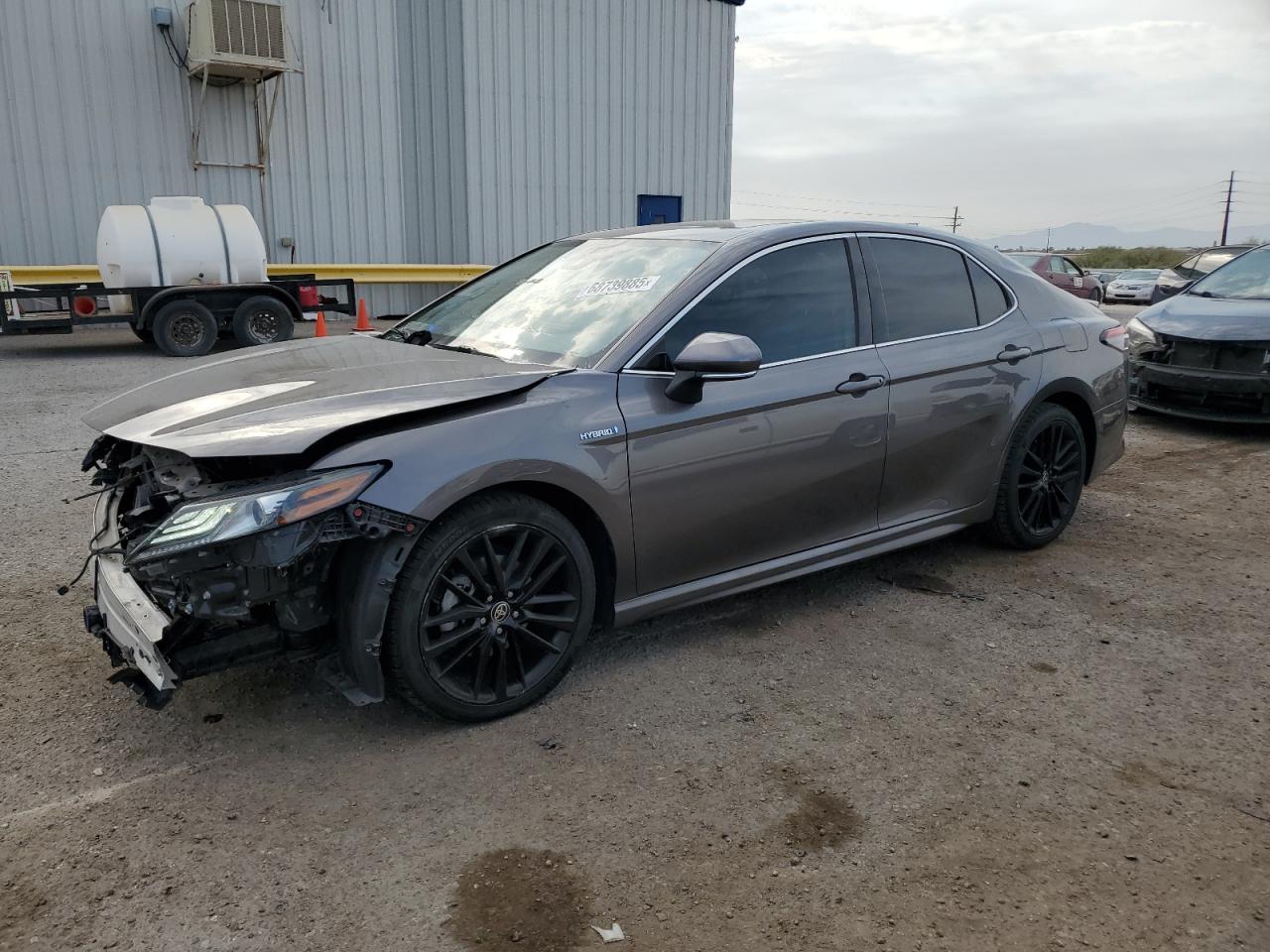 2021 Toyota Camry Xse charcoal null hybrid 4T1K31AK1MU555989 photo #1