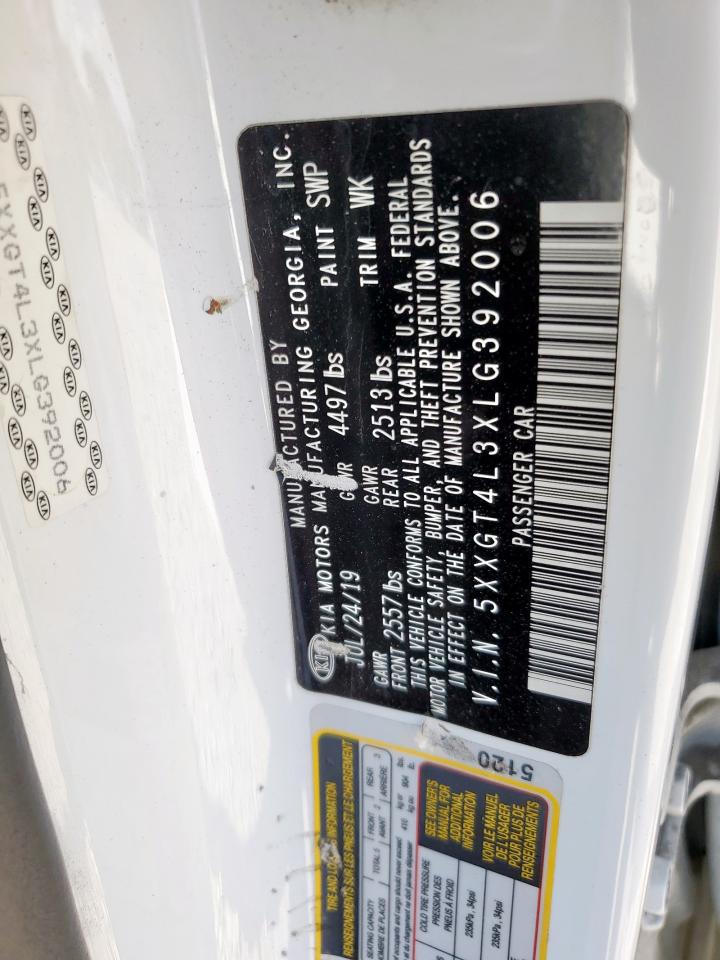 2020 Kia Optima Lx VIN: 5XXGT4L3XLG392006 Lot: 68779045