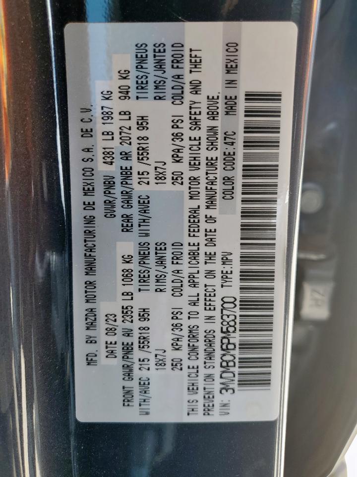 2023 Mazda Cx-30 Preferred VIN: 3MVDMBCM6PM583700 Lot: 70364035