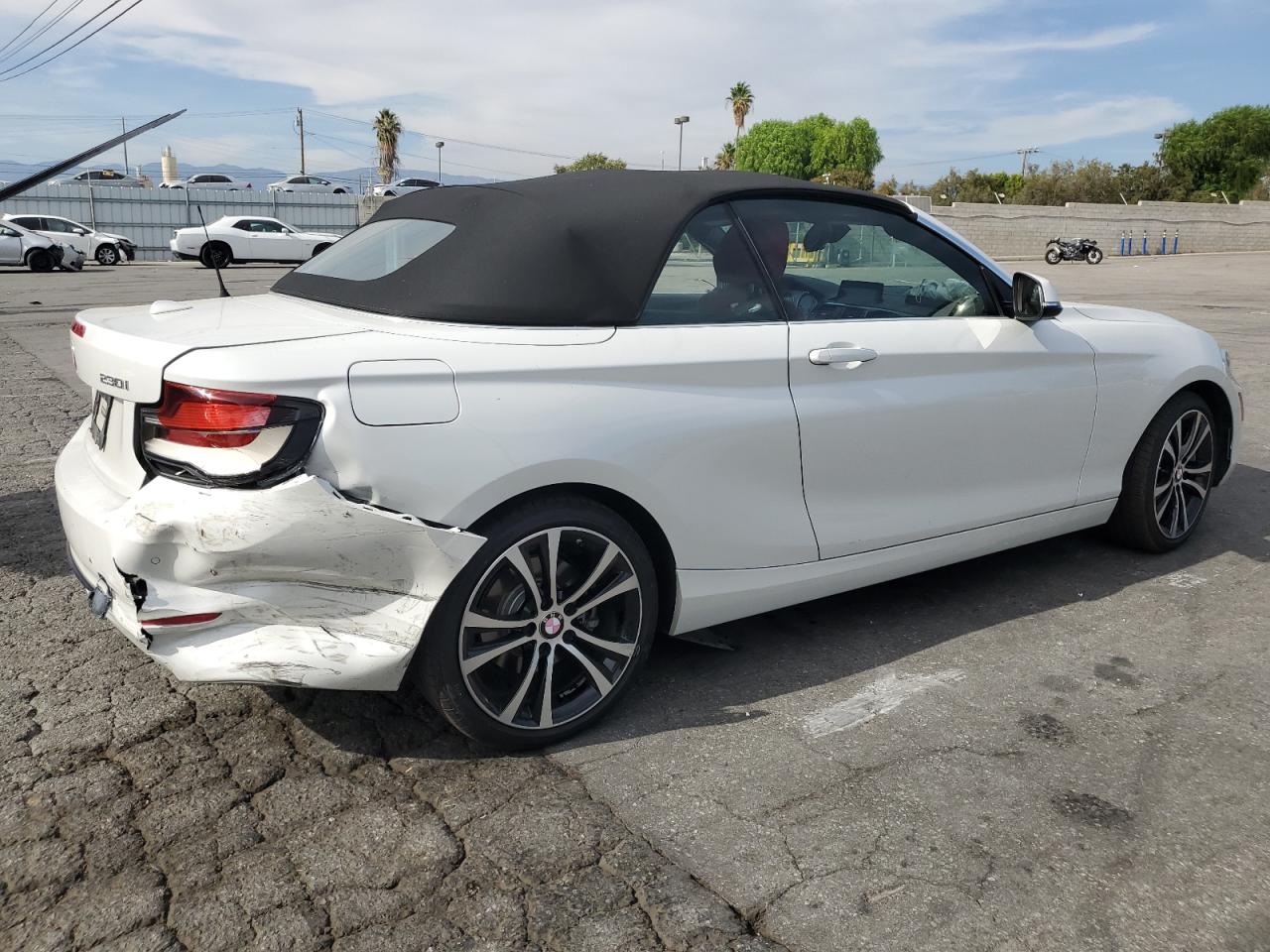 2020 BMW 230I white null gasoline WBA2M7C0XL7E96342 photo #4