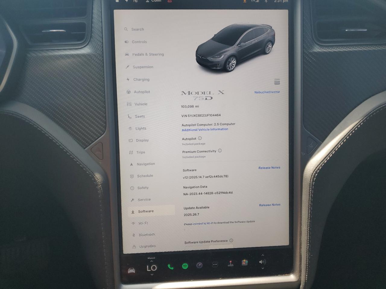 2018 Tesla Model X VIN: 5YJXCBE23JF104464 Lot: 69319605