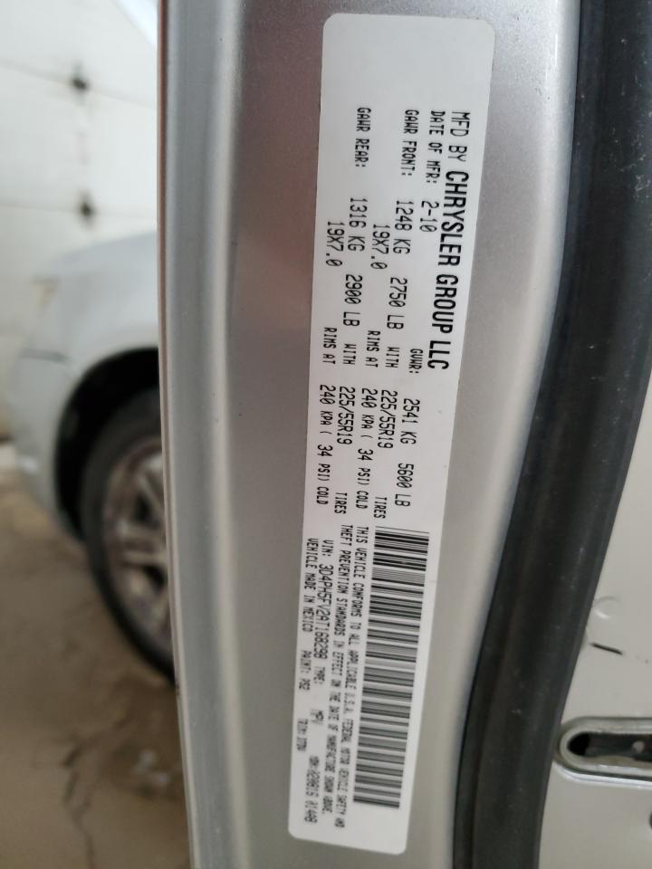 2010 Dodge Journey Sxt VIN: 3D4PH5FV2AT168298 Lot: 70140875