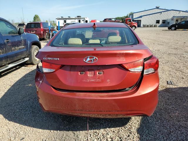 Sedans HYUNDAI ELANTRA 2012 Czerwony