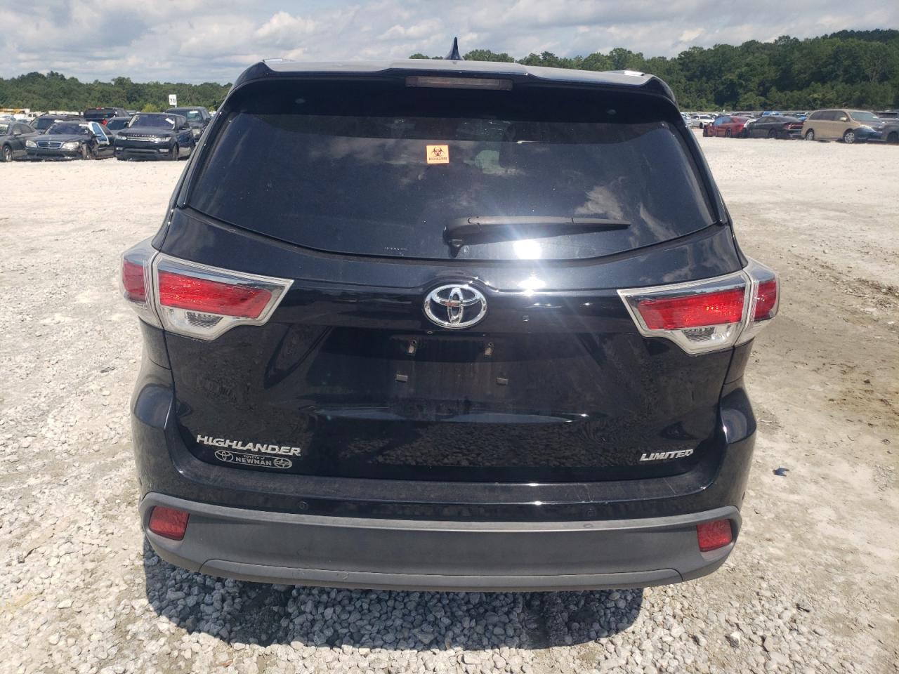 2015 Toyota Highlander Limited VIN: 5TDYKRFH6FS077945 Lot: 67921355
