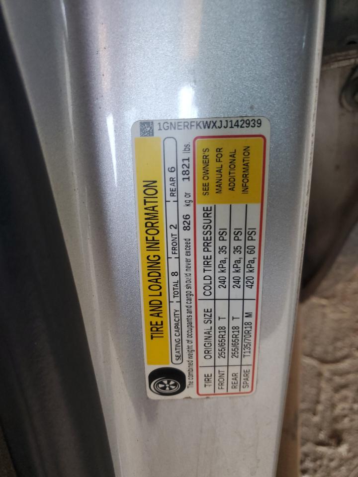 1GNERFKWXJJ142939 2018 Chevrolet Traverse Ls