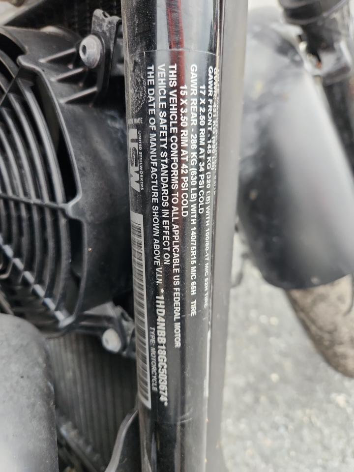 2016 Harley-Davidson Xg750 VIN: 1HD4NBB18GC503674 Lot: 67233865