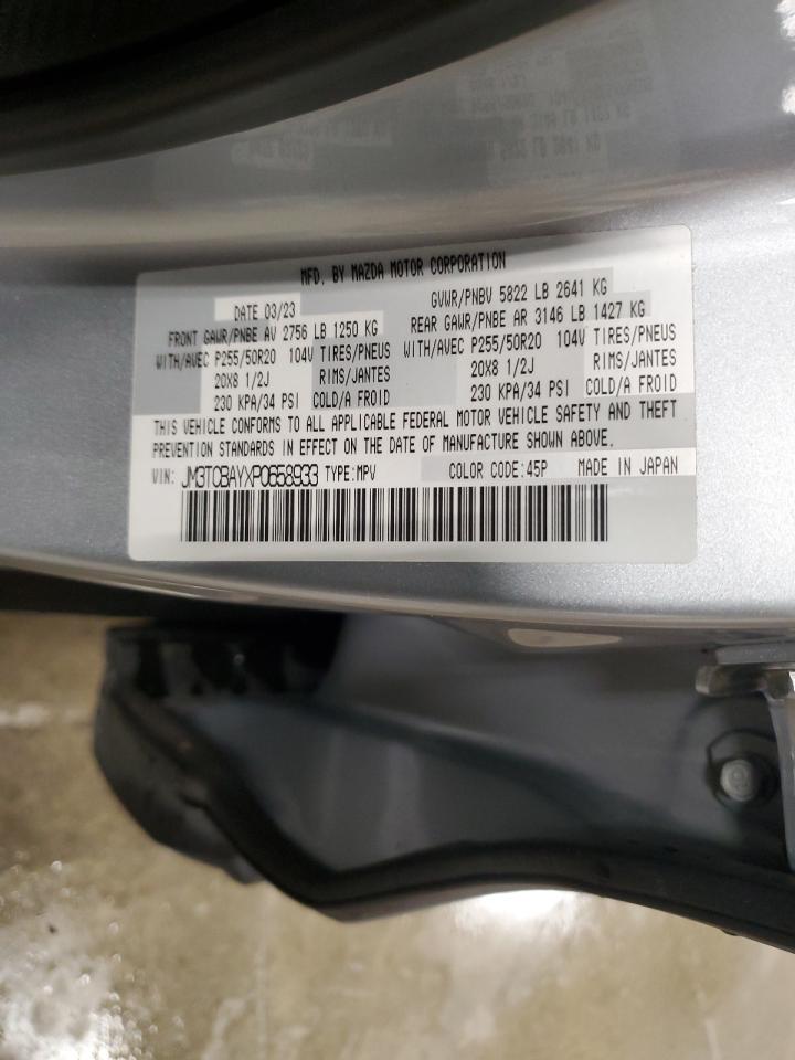 2023 Mazda Cx-9 Touring Plus VIN: JM3TCBAYXP0658933 Lot: 67490475