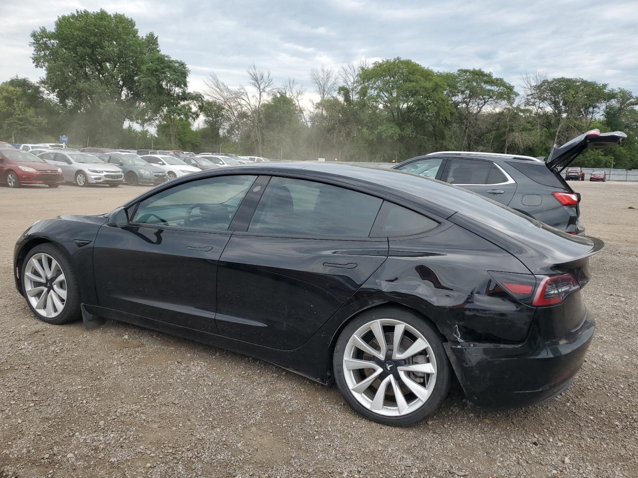2020 Tesla Model 3 black null electric 5YJ3E1EB7LF666373 photo #3