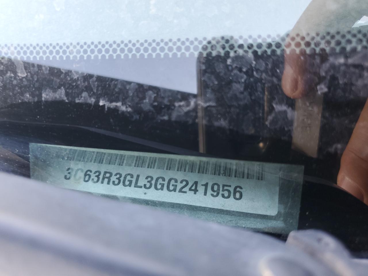 2016 Ram 3500 St VIN: 3C63R3GL3GG241956 Lot: 68393665