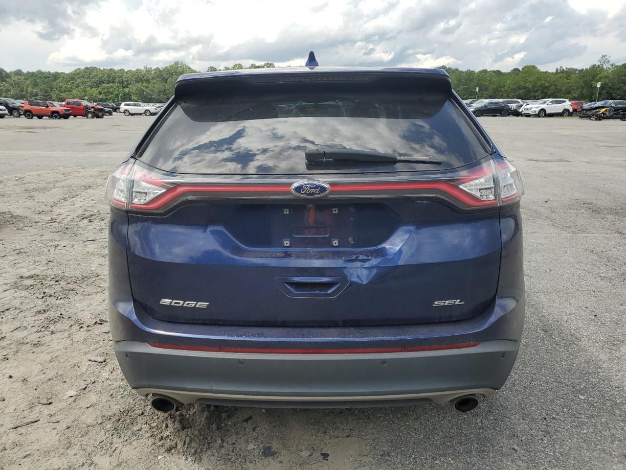 2016 Ford Edge Sel VIN: 2FMPK3J82GBB86997 Lot: 67731045