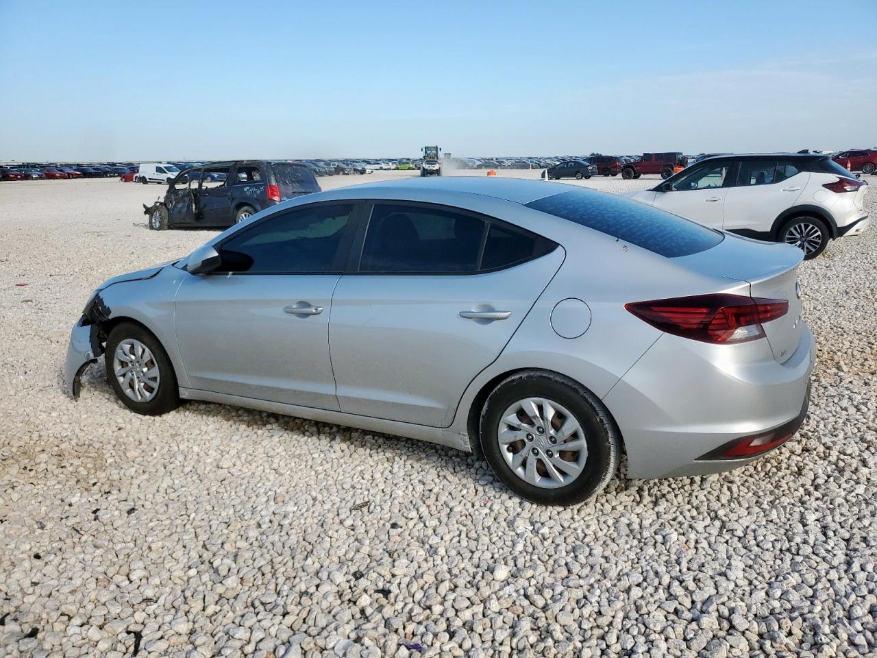 2019 Hyundai Elantra Se silver null gas 5NPD74LF7KH409753 photo #3