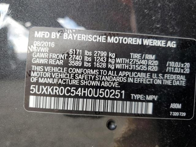 2017 BMW X5 XDRIVE35I