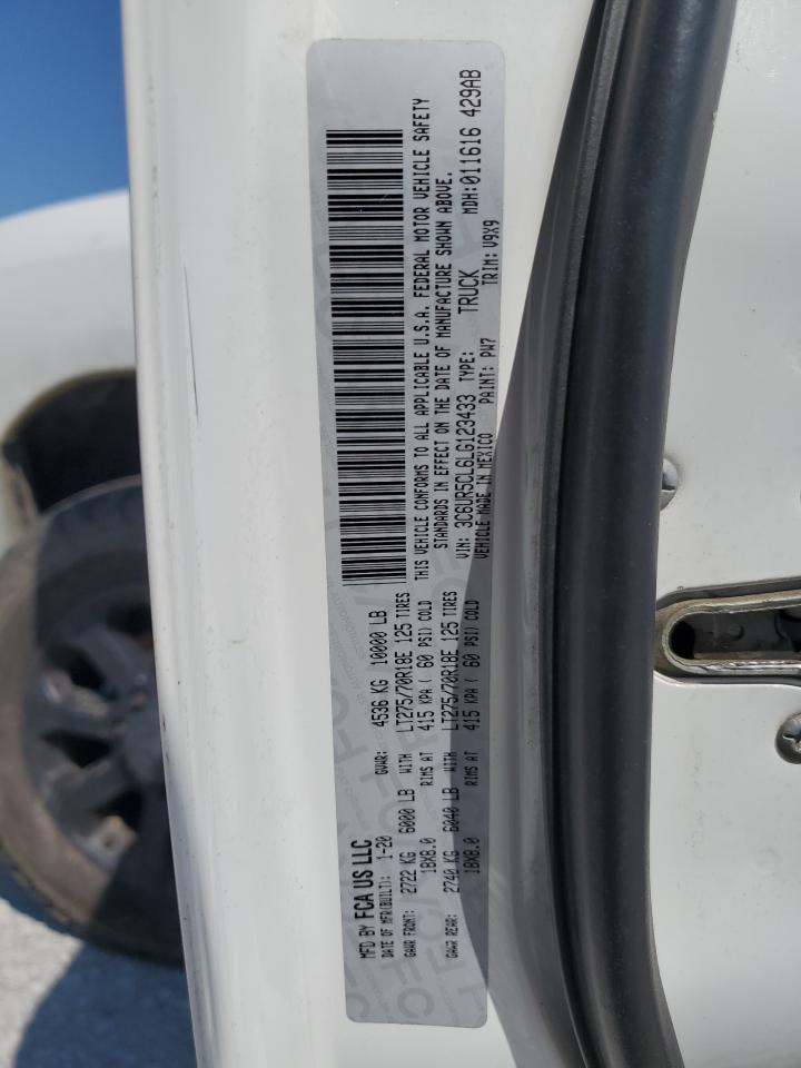 2020 Ram 2500 Tradesman VIN: 3C6UR5CL6LG123433 Lot: 70083745