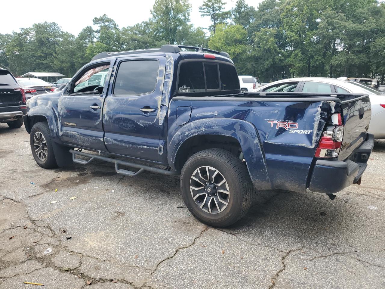 2012 Toyota Tacoma Double Cab Prerunner blue null gas 5TFJU4GN0CX021315 photo #3