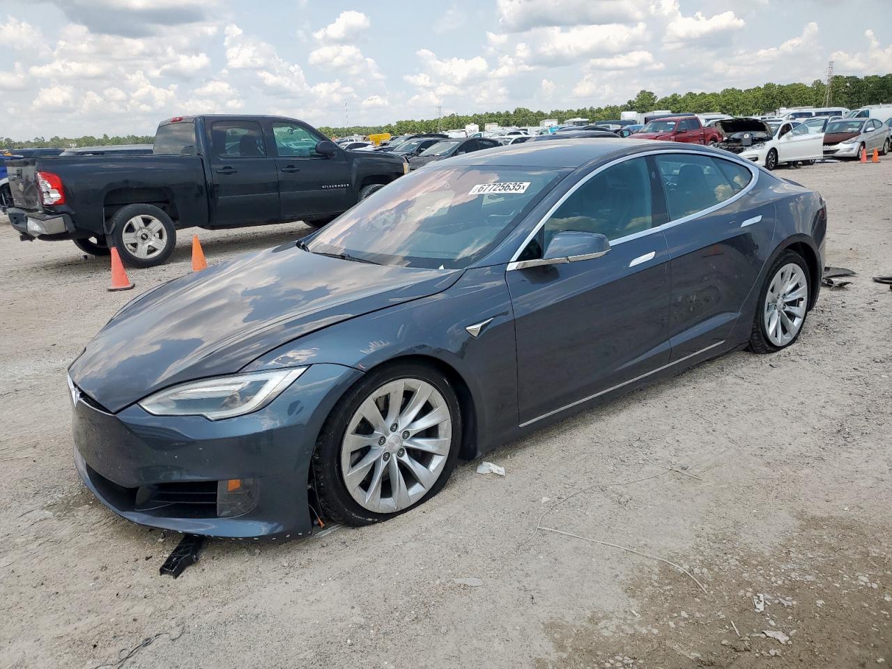 2016 TESLA MODEL S GRAY VIN: 5YJSA1E27GF173001