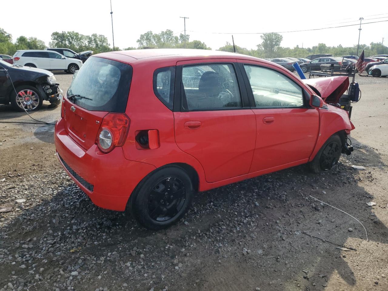 2009 Chevrolet Aveo Ls red null gas KL1TD66E49B623153 photo #4