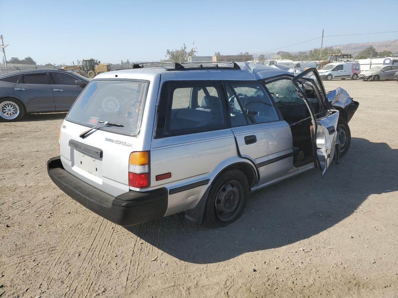 1992 Toyota Corolla Dlx grey null gas JT2AE94K8N3497318 photo #4