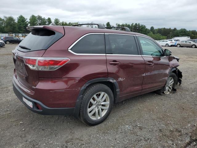 Parquets TOYOTA HIGHLANDER 2016 Maroon