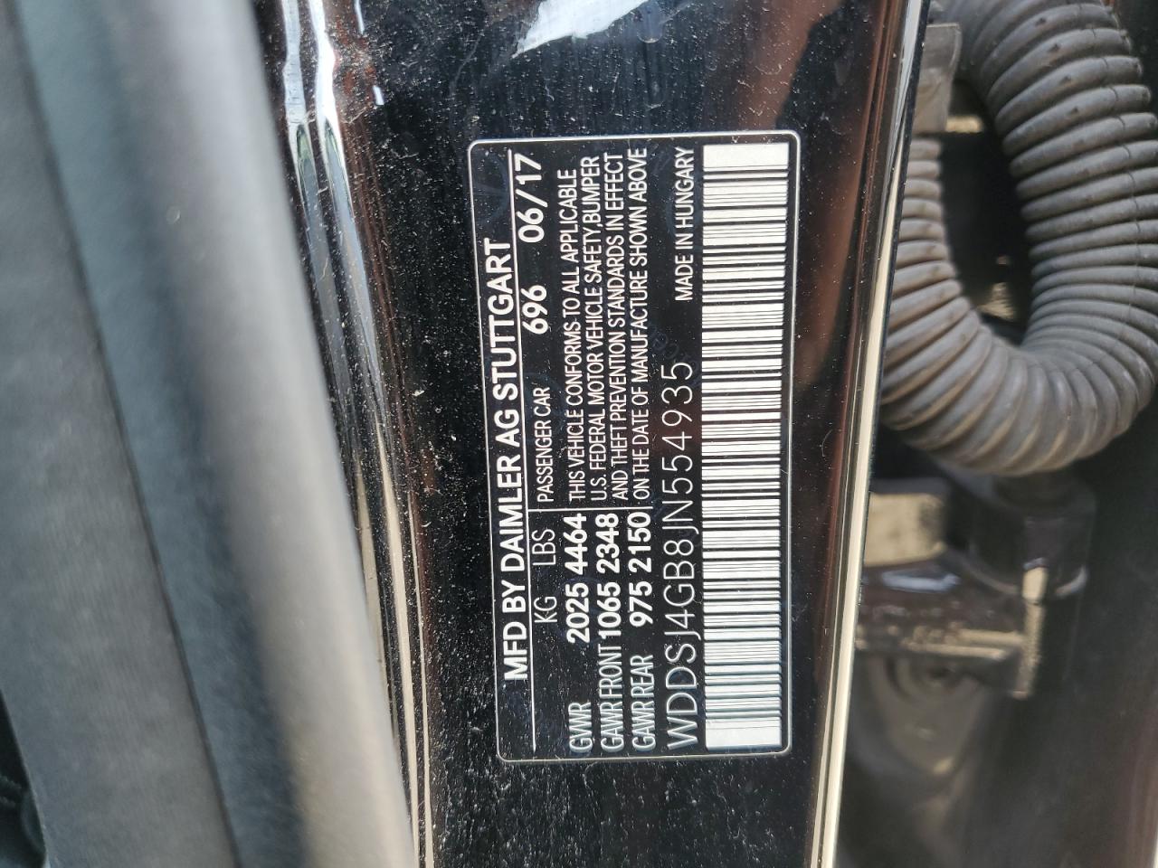 2018 Mercedes-Benz Cla 250 4Matic VIN: WDDSJ4GB8JN554935 Lot: 70699095