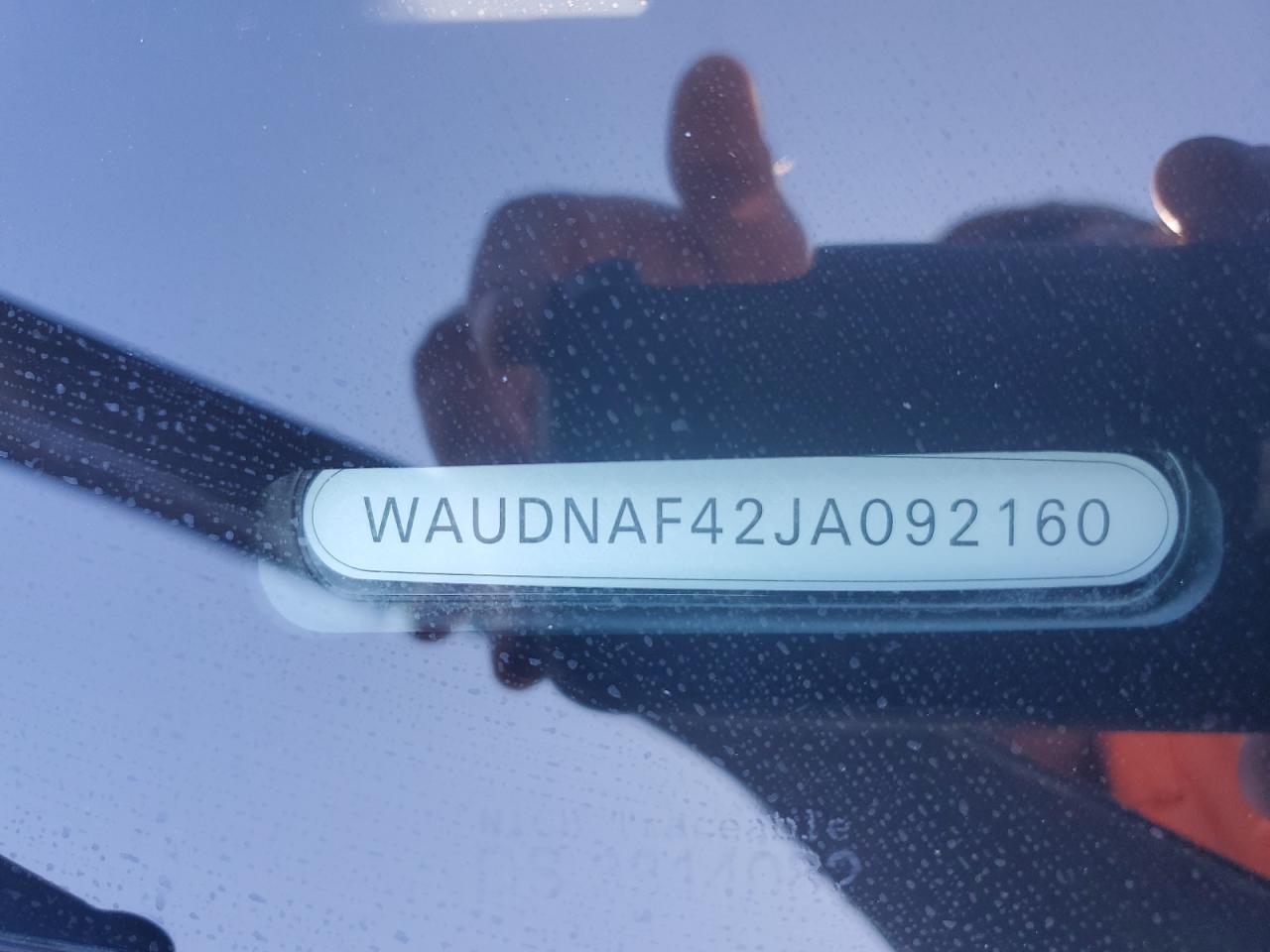 2018 Audi A4 Premium VIN: WAUDNAF42JA092160 Lot: 69578815