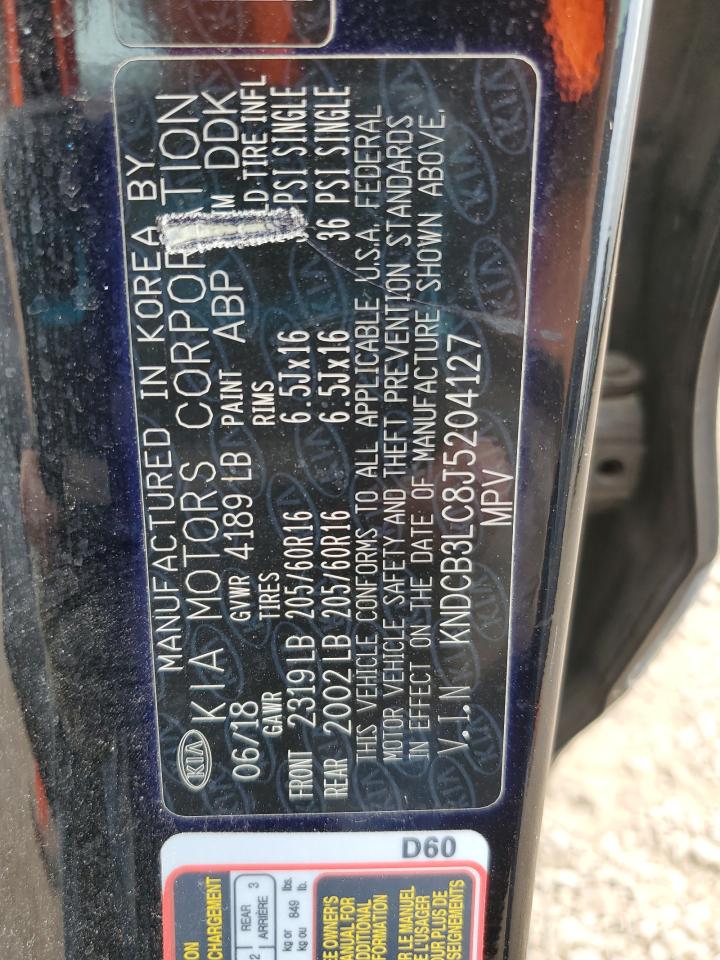 2018 Kia Niro Fe VIN: KNDCB3LC8J5204127 Lot: 70703105