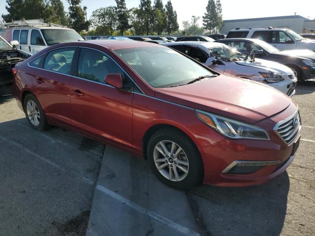 HYUNDAI SONATA 2015 Czerwony