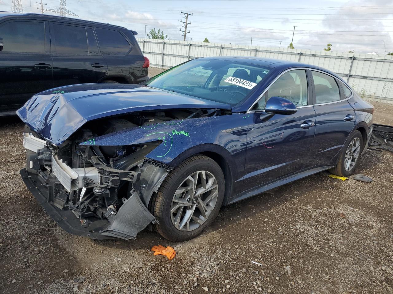 2020 Hyundai Sonata Sel blue null gas 5NPEF4JA5LH055361 photo #1