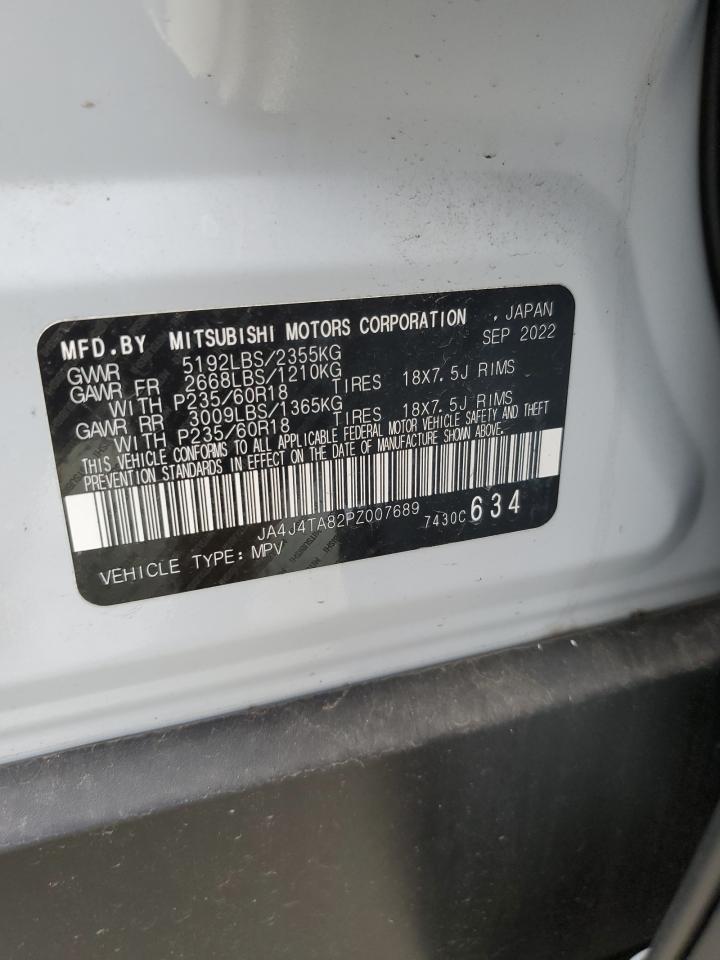 2023 Mitsubishi Outlander Es VIN: JA4J4TA82PZ007689 Lot: 68828795