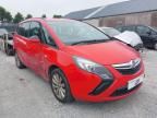 2016 VAUXHALL ZAFIRA TOURER DESIGN  for sale at Copart BELFAST