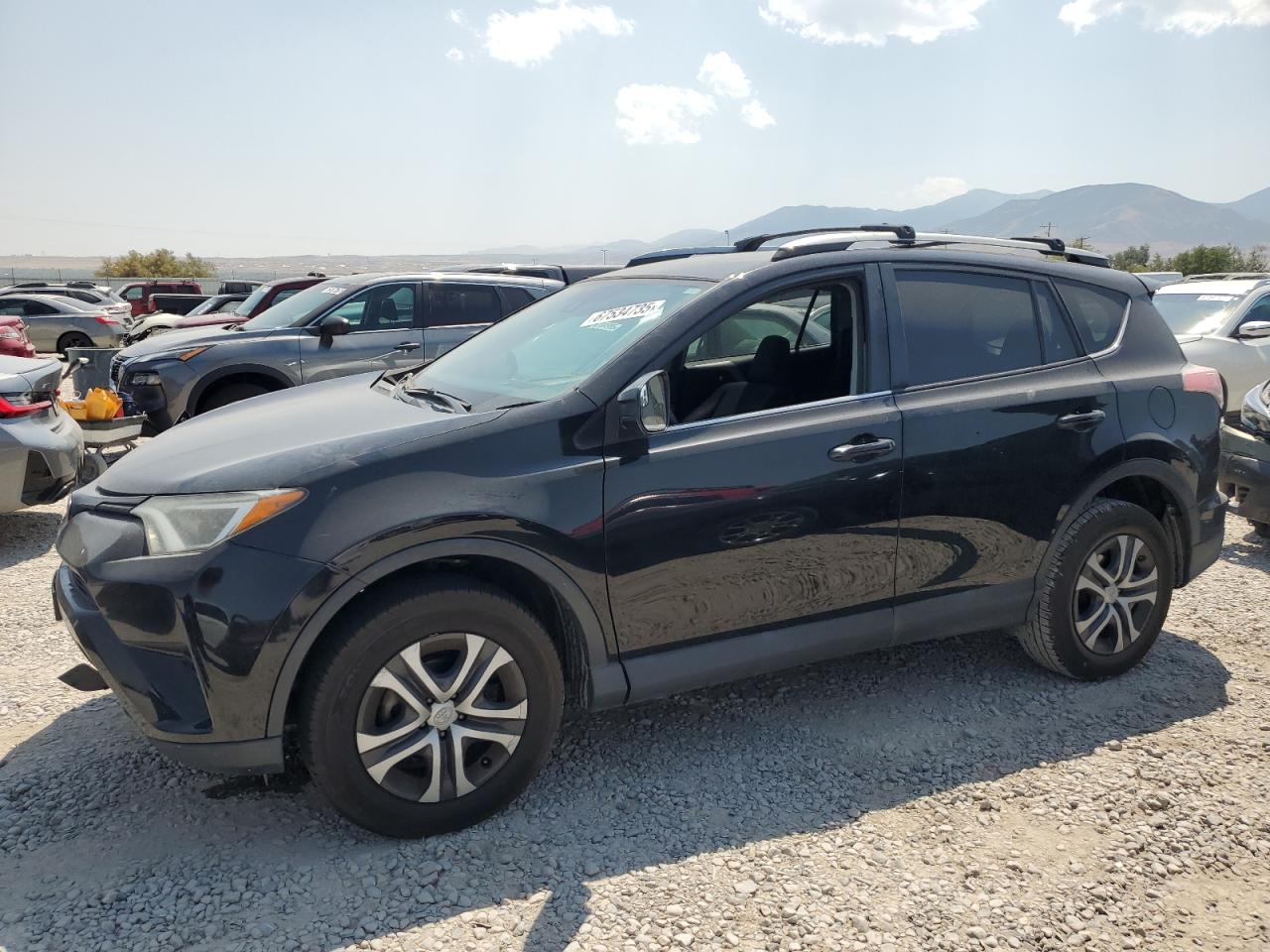 2017 Toyota Rav4 Le black null gas 2T3BFREV6HW608161 photo #1