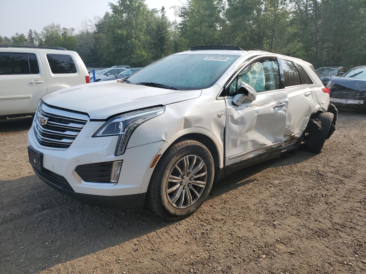 2018 Cadillac Xt5 Luxury white null gas 1GYKNDRS4JZ214955 photo #1