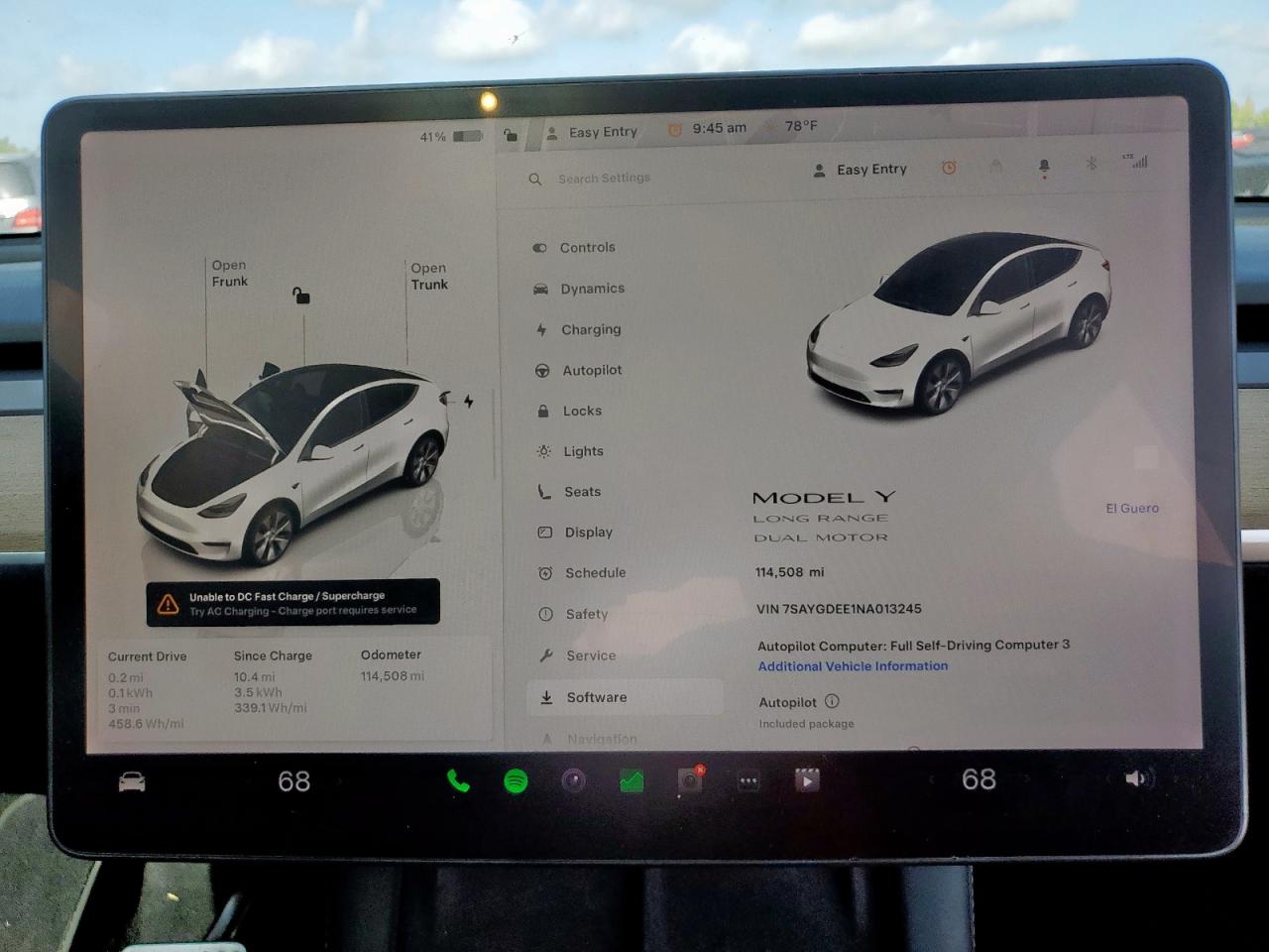 2022 Tesla Model Y VIN: 7SAYGDEE1NA013245 Lot: 70773725