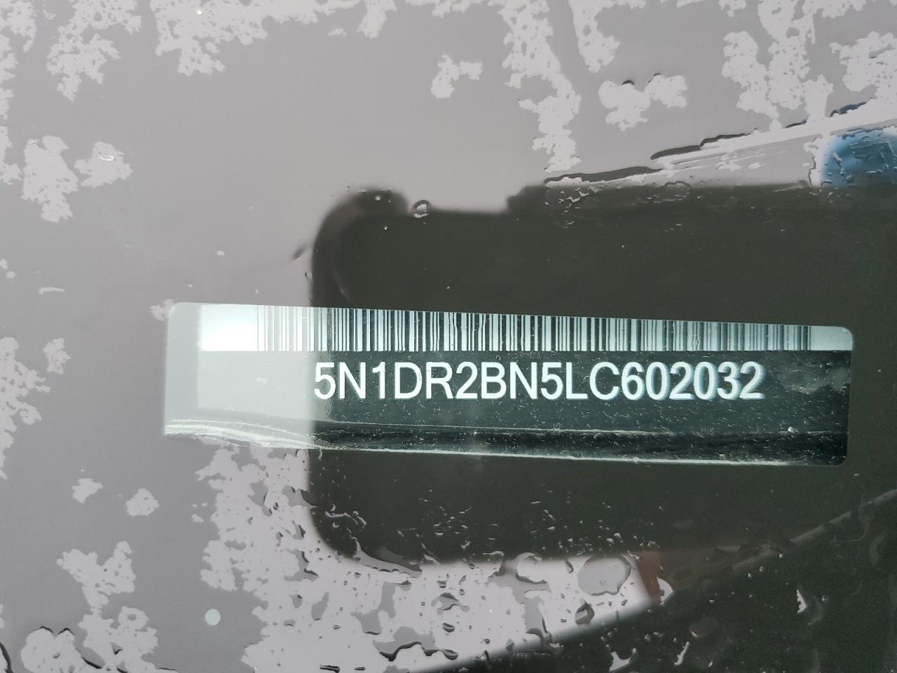 2020 Nissan Pathfinder Sv VIN: 5N1DR2BN5LC602032 Lot: 69681085