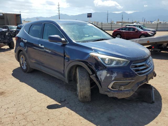  HYUNDAI SANTA FE 2017 Granatowy