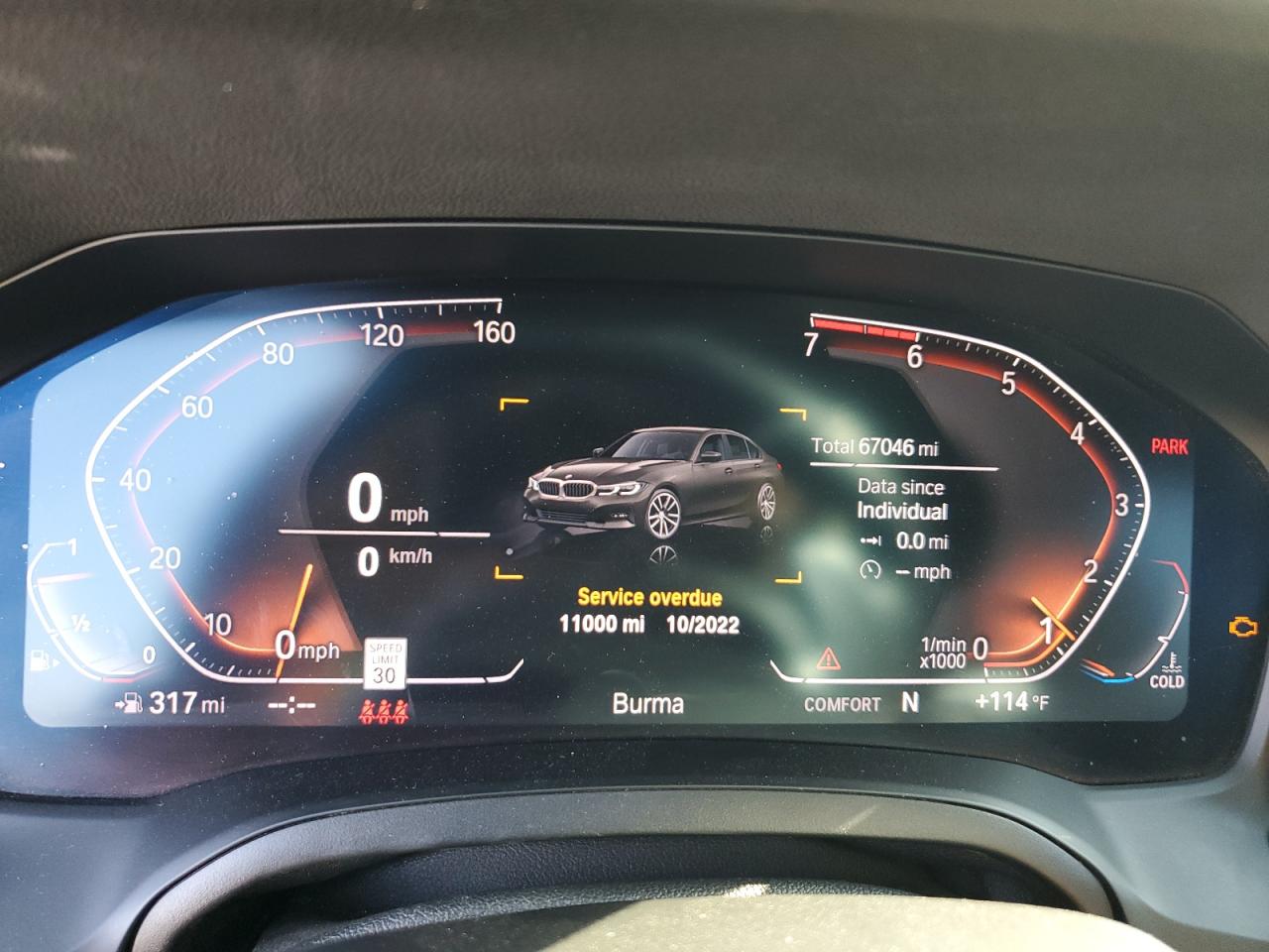 2020 BMW 330I VIN: 3MW5R1J02L8B11737 Lot: 70730975