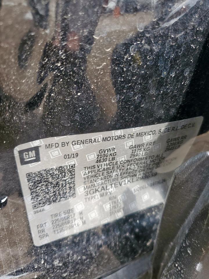 2019 GMC Terrain Sle VIN: 3GKALTEV1KL293659 Lot: 70769085