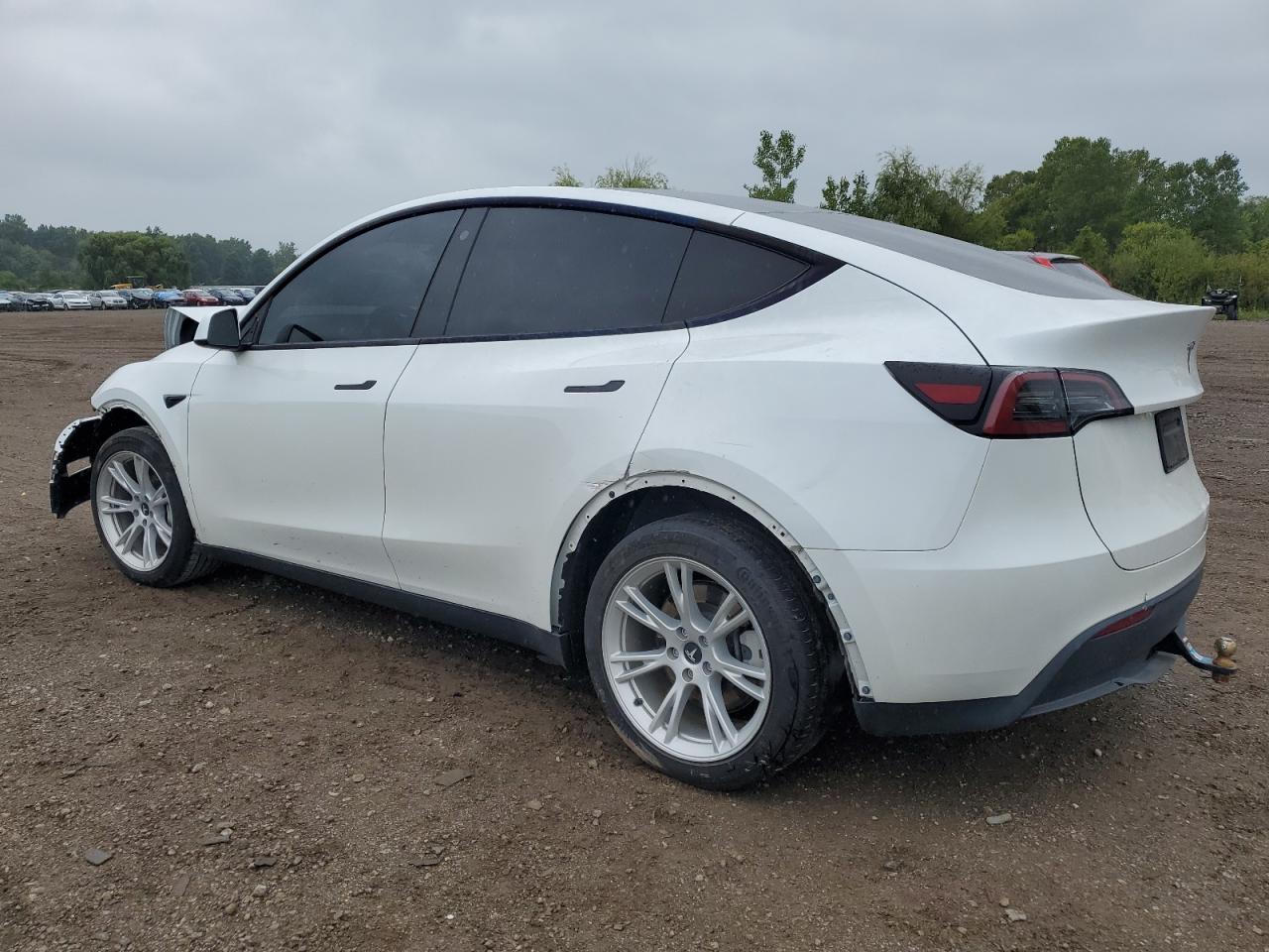 2023 Tesla Model Y white null electric 7SAYGDEE6PA068809 photo #3